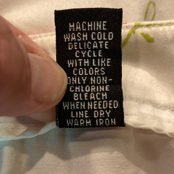 Valerie Stevens Cotton Pink and Cream Skirt Size 8 - Picture 9 of 9